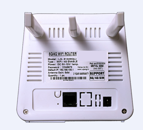 Wireless Router 5G 4G SIM Based