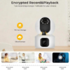 Dual Lens WiFi Smart CCTV Camera with 360° View