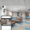 Dual Lens WiFi Smart CCTV Camera with 360° View