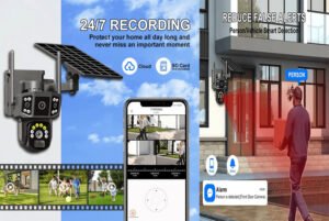 4g sim enabled solar cctv camera